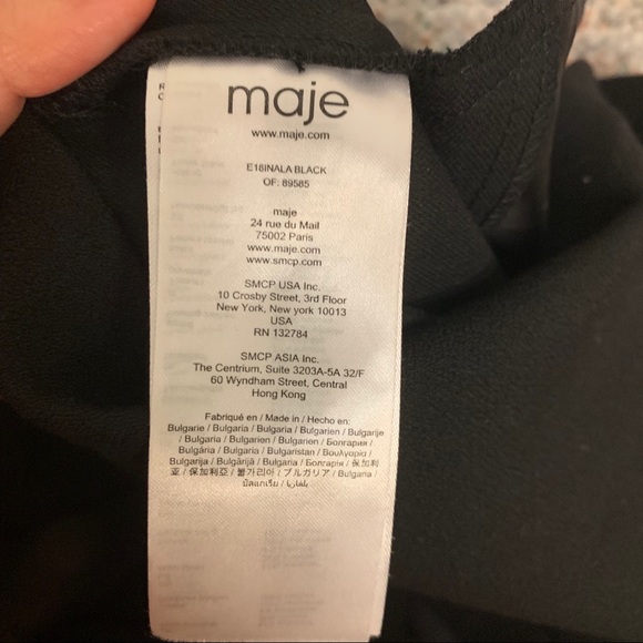 MAJE Inala Ruffle Trim Shorts - Picture 8 of 8